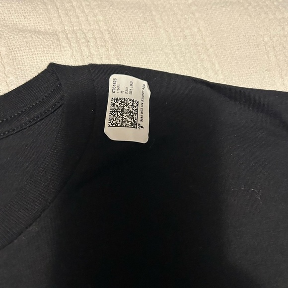 Gildan Black T-Shirt with White Text 2/$15 - Picture 4 of 4